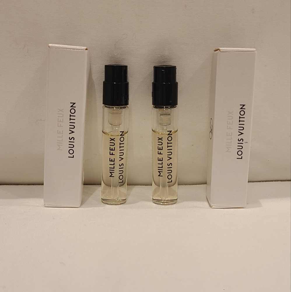 SET OF TWO LOUIS VUITTON FRANGRANCE MILLE FEUX 2 ML SAMPLE ♡
